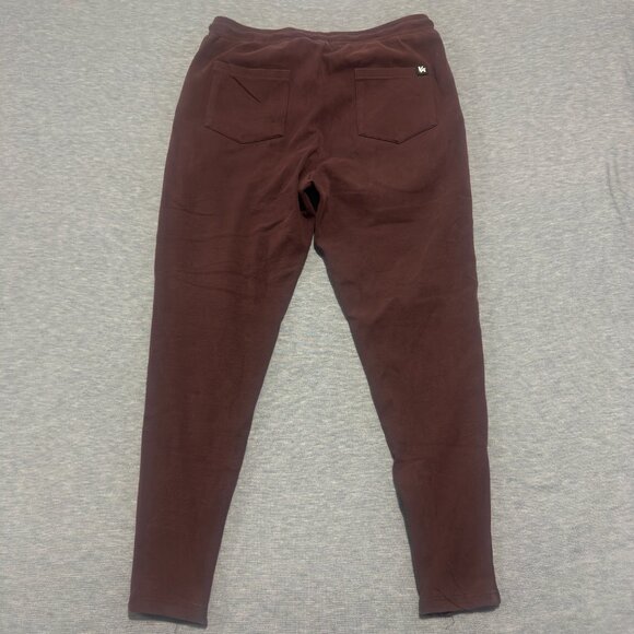 Youngla LA Joggers Pants Mens Large Drawstring Waist Maroon Gym Athletic wear - Picture 13 of 16